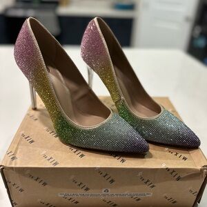 Mix No. 6 Multicolor Sparkle Heels
